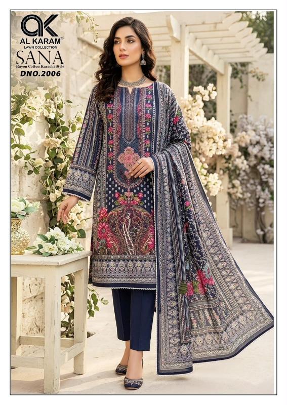 Alkaram sana vol- 2 kurti in wholesale
